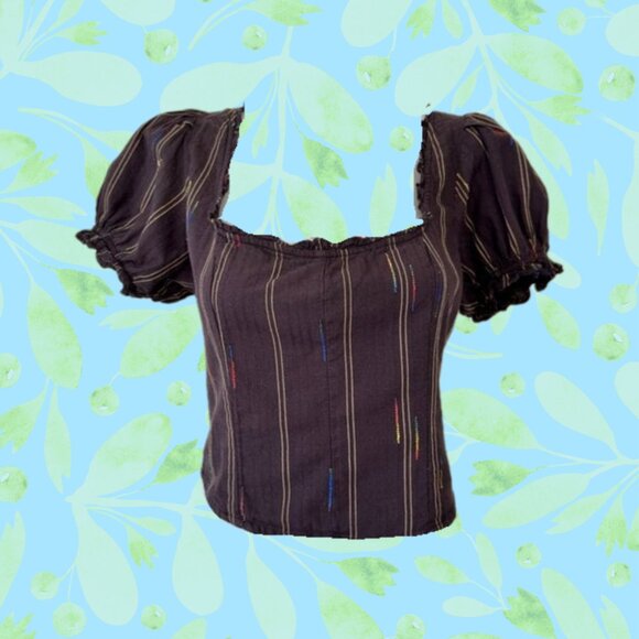 Free People Tops - 🍄50% FREE PEOPLE Brown Corset Top